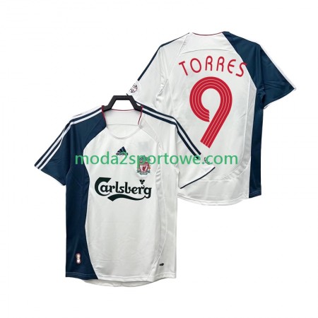Koszulka Liverpool Torres 9 2006 2008 Retro Wyjazdowe Stroje Piłkarskie Krótki Rękaw